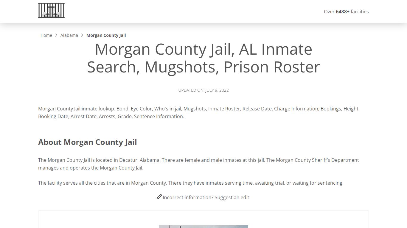 Morgan County Jail, AL Inmate Search, Mugshots, Prison ...